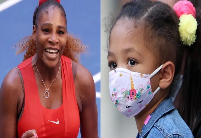 Serena Williams and Olympia Alexis