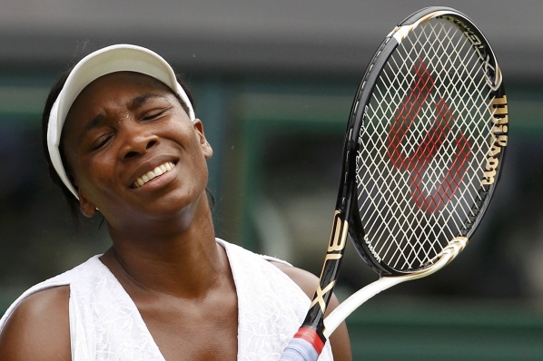 Venus Williams sad