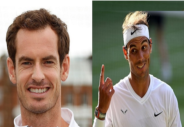 Andy Murray and Rafa Nadal