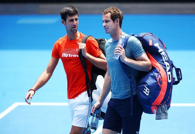 Djokovic was defended by Murray