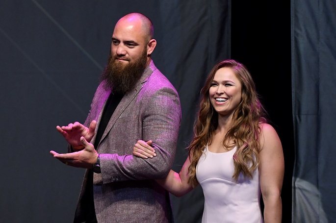 Ronda Rousey and Travis Browne