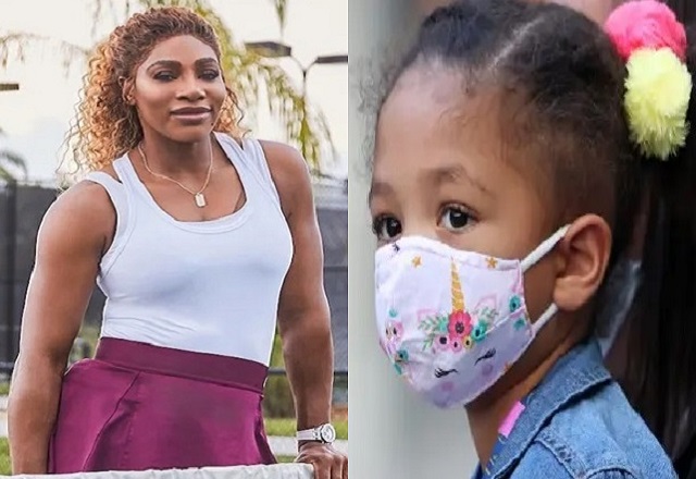 Serena Williams and daughter Olympia Alexis