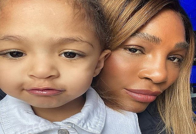 Serena Williams and daughter Olympia Ohanian