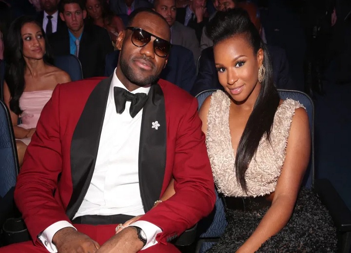 LeBron James and Wife