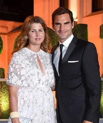 Mirka Federer and Roger Federer