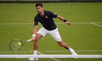 Novak plays