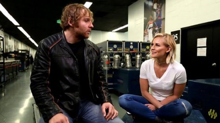 Renee Paquette and Jon Moxley