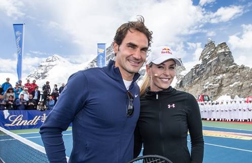 Roger Federer and Lindsey