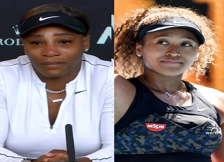 Serena Williams and Naomi Osaka match
