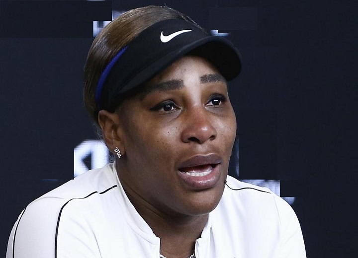 Serena Williams tears after losing