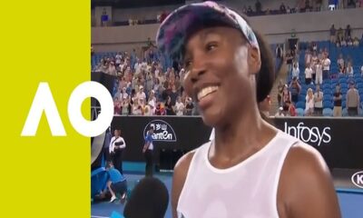 Venus Williams on court interview