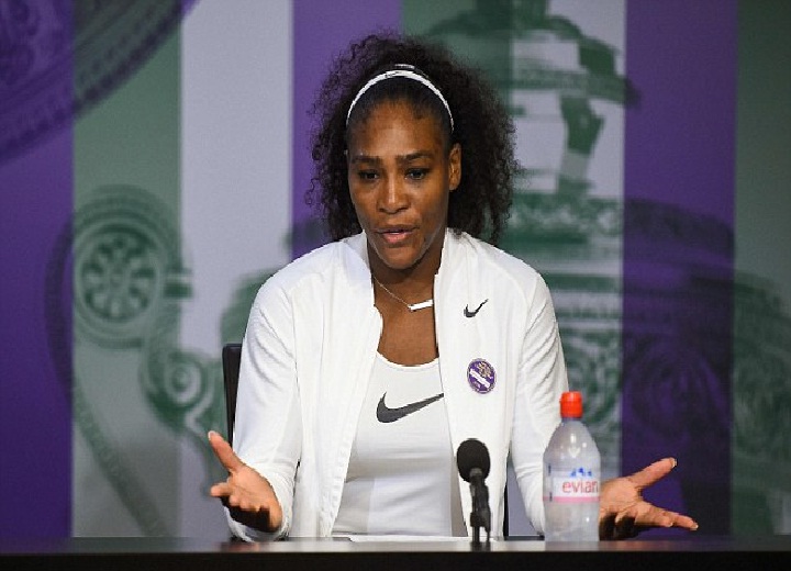 Serena Williams sad