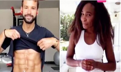 Grigor Dimitrov Joins Venus Williams for a Workout Session