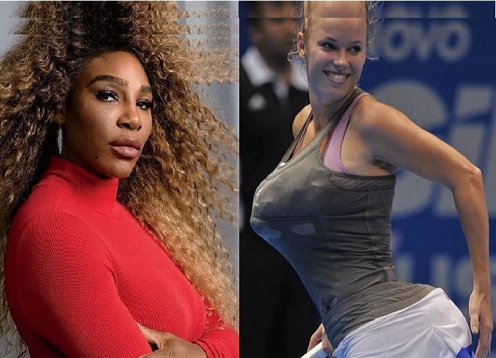 Serena Williams and Caroline Wozniacki 1