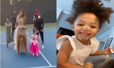 Serena Williams and daughter Olympia Ohanian
