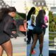Serena Williams running a marathon