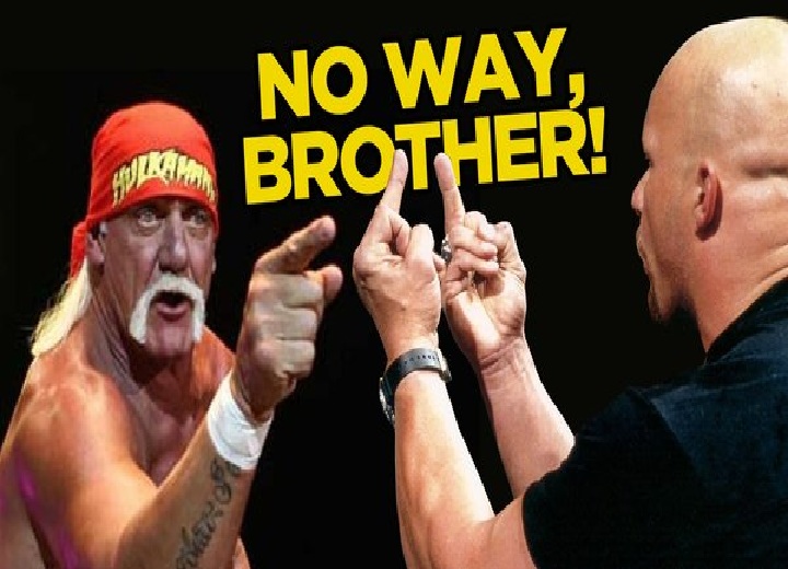 Hulk Hogan and Steve Austin