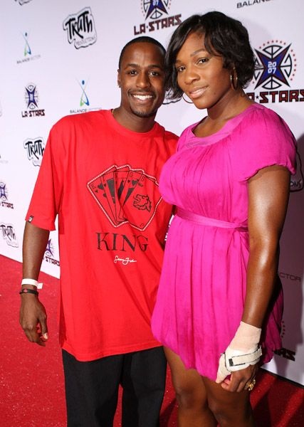 Serena Williams and Jackie Long dated