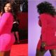 Serena Williams is incredible on red dress