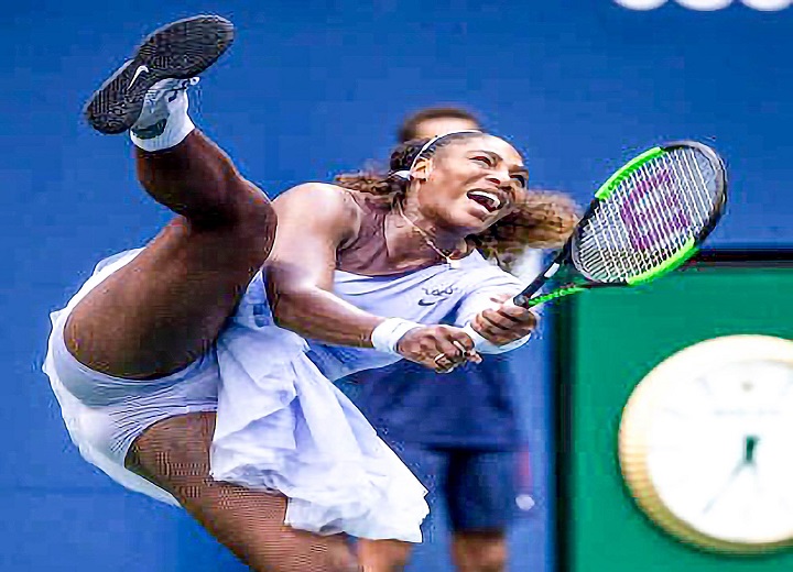 Serena Williams leg