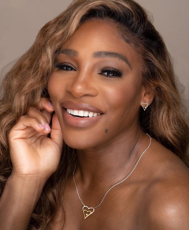 Serena Williams new jewelry and necklace