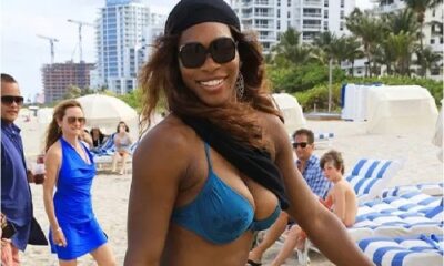 Serena Williams poses