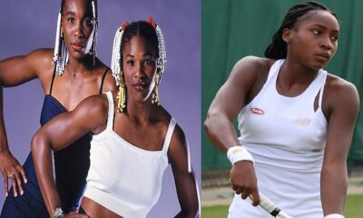 Serena and Venus Williams and Coco Gauff
