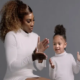 serena williams and daughter looks squashing as they twin for modelling