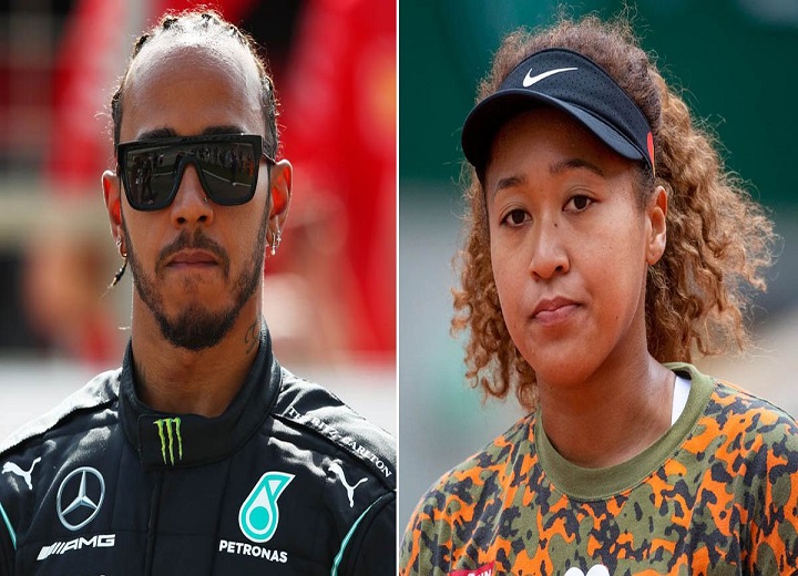 Lewis Hamilton pays Naomi Osaka tribute