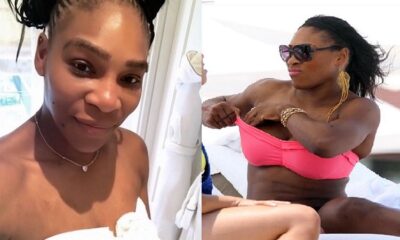 Serena Williams Shows off flaunting