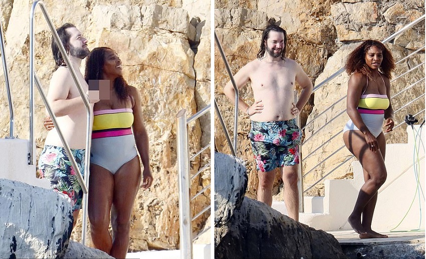 Serena Williams looks incredible in a colourful swimsuit