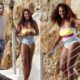 Serena Williams looks incredible in a colourful swimsuit in the South Of France