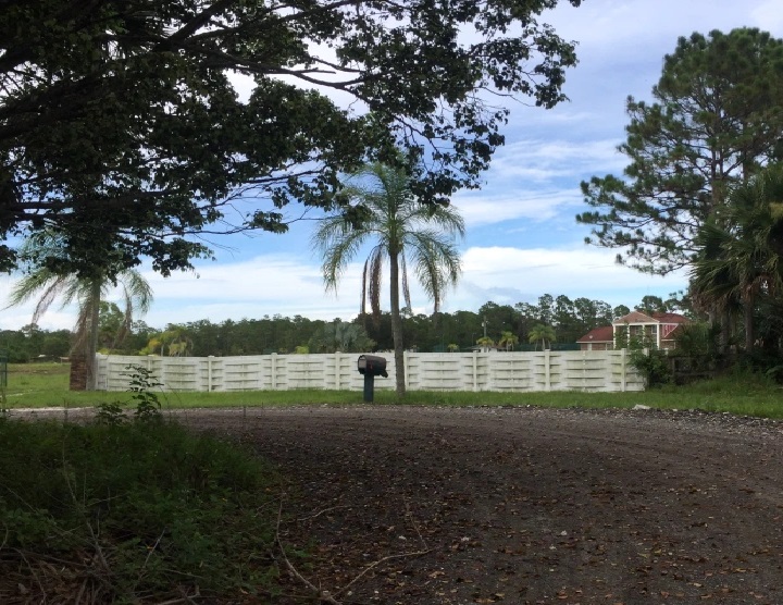 The site of Robert Williams' luxury home in Florida