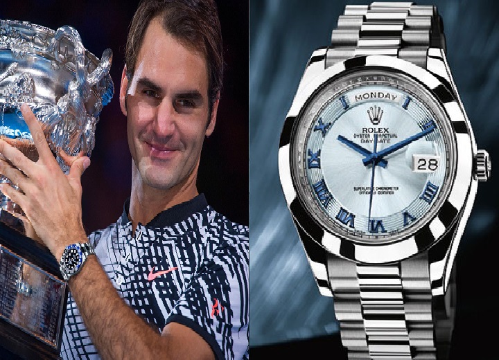 Roger Federer Watch collection