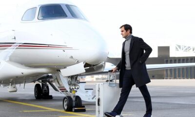 Roger Federer is jetting around the world