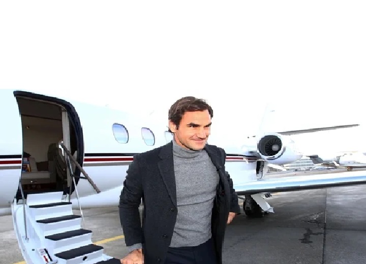 Roger Federer private jet