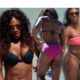 Serena Williams shows off a slimmer figure in tiny bikini pic