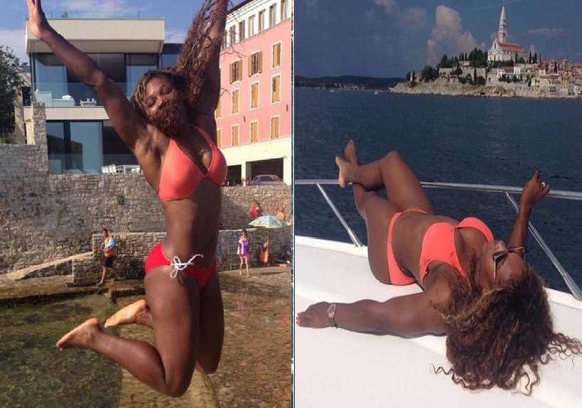 Serena Williams shows off in Croatia