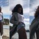 Serena Williams steps out in demin jeans