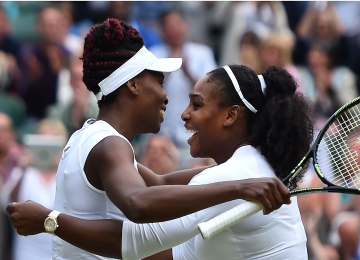 Serena and Venus Williams at Wimbledon