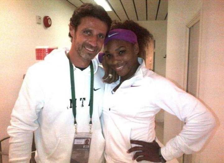 Patrick Mouratoglou with Serena Williams