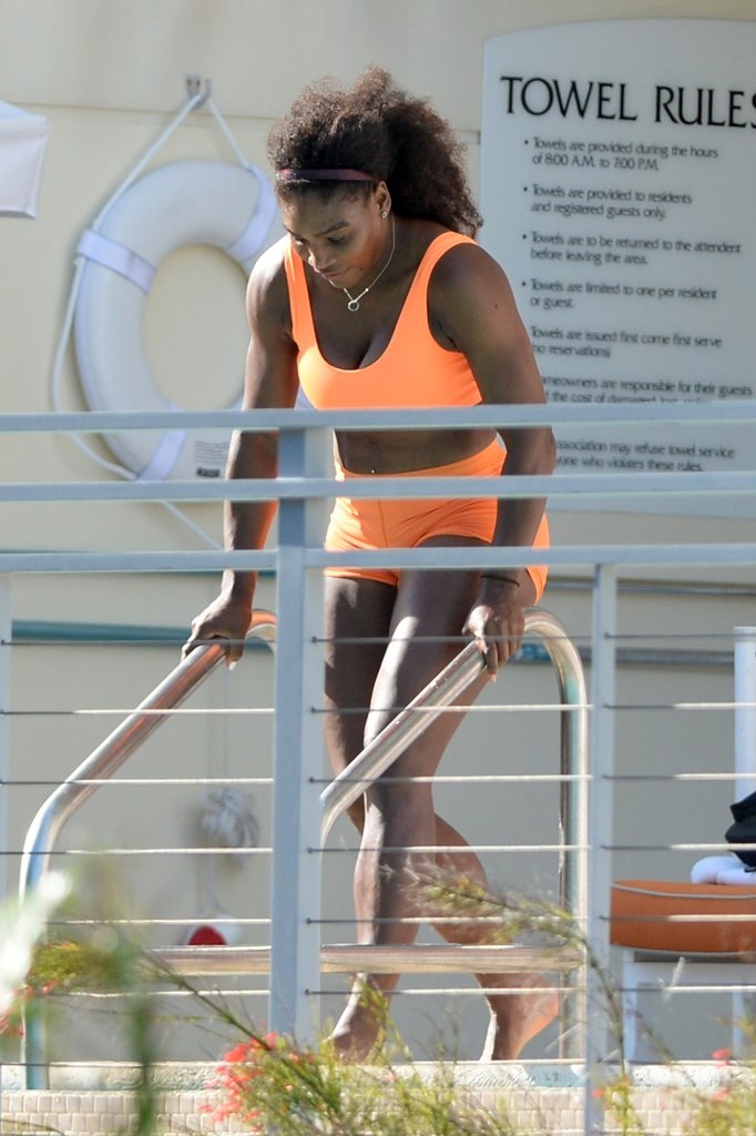 Serena Williams beauty at the beach