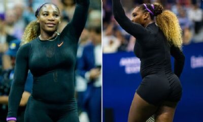 Serena Williams divides opinion with tight fitting black bodysuit