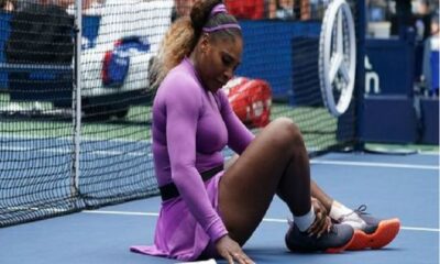 Serena Williams hurts ankle as she stuns with US Open outfit