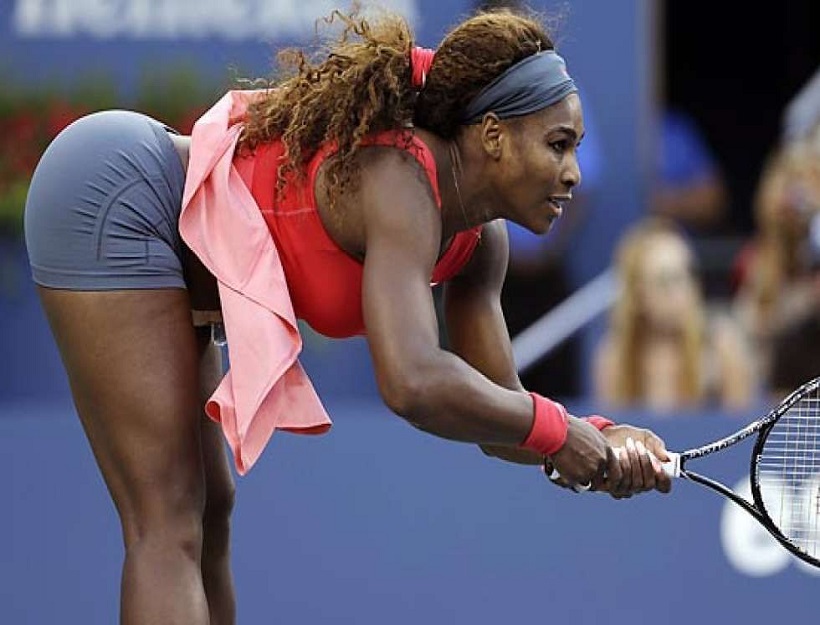 Boobs serena williams Serena Williams
