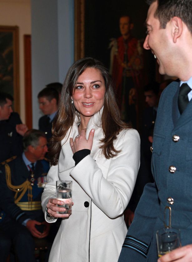 Kate pictured at William's Royal Air Force graduation