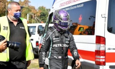 Lewis Hamilton takes aim at Ambulance