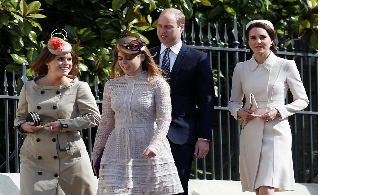 Prince Harry, Kate Middleton with Princess Beatrice or Princess Eugenie