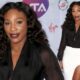 Serena Williams is all leg in revealing slashed skirt party