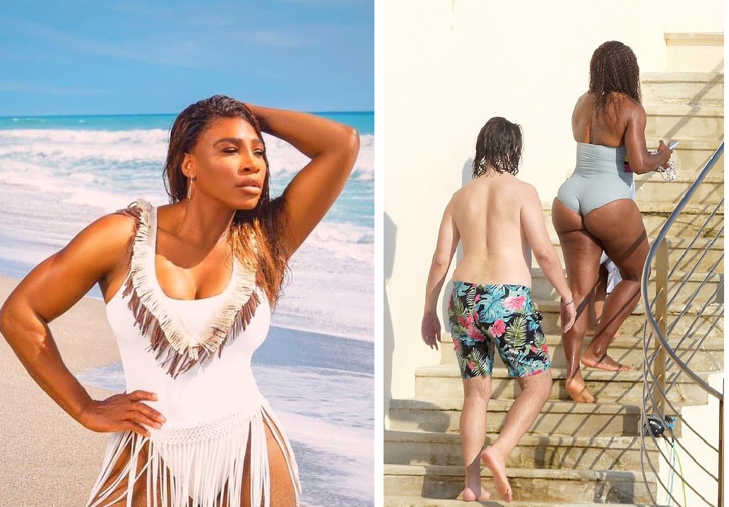 Serena Williams looks incredible in a colourful swimsuit in the South Of France beach